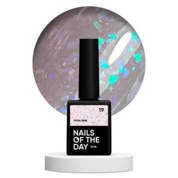 База для нігтів з поталю NAILSOFTHEDAY Potal base 019, 10 мл 11809 фото