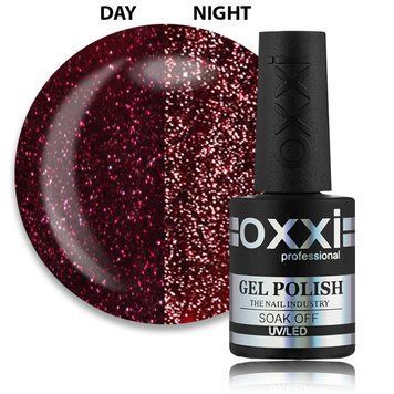 Гель-лак Oxxi Professional Disco Boom 011 бордовый светоотражающий, 10 мл DB011 фото
