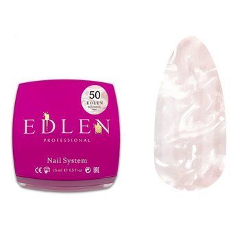 Гель для наращивания EDLEN Builder Pearl 50, 15 мл DL050 фото