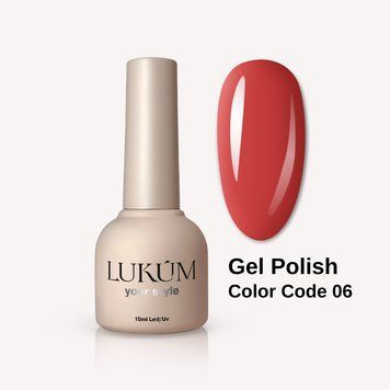 Гель-лак для ногтей Lukum Color Code 06, 10 мл 19406 фото