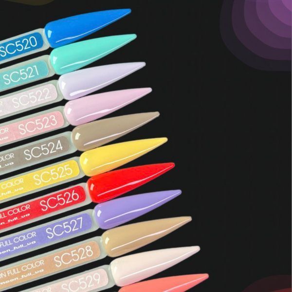 Гель-лак MOON FULL color Gel polish SC 522 бузково-рожевий, 8 мл N545522 фото