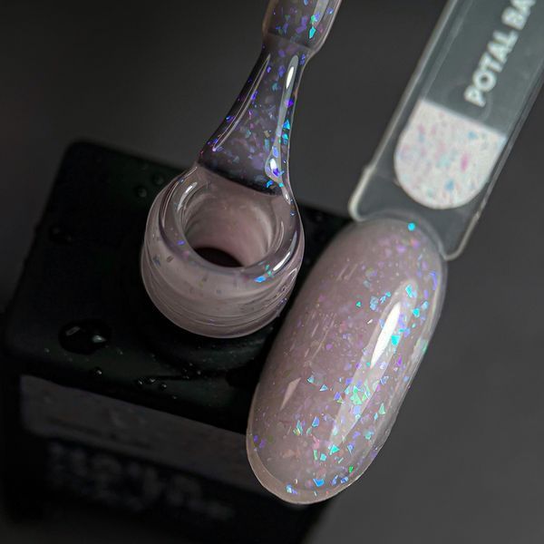 База для нігтів з поталю NAILSOFTHEDAY Potal base 019, 10 мл 11809 фото