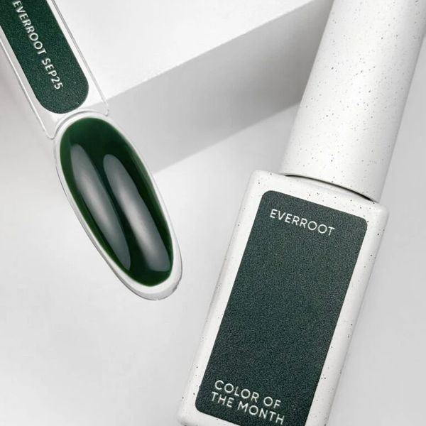 Гель лак NAILSOFTHEDAY Color of the month September 2025 Everroot&mdash;цвет месяца насыщенно-глубокий зеленый,10 мл 00017322 фото