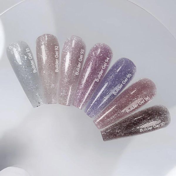 NAILSOFTHEDAY Builder gel 93 - нежно-розовый светоотражающий гель для наращивания, 15мл 4823693 фото
