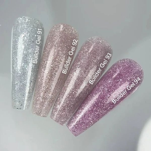 NAILSOFTHEDAY Builder gel 93 - нежно-розовый светоотражающий гель для наращивания, 15мл 4823693 фото