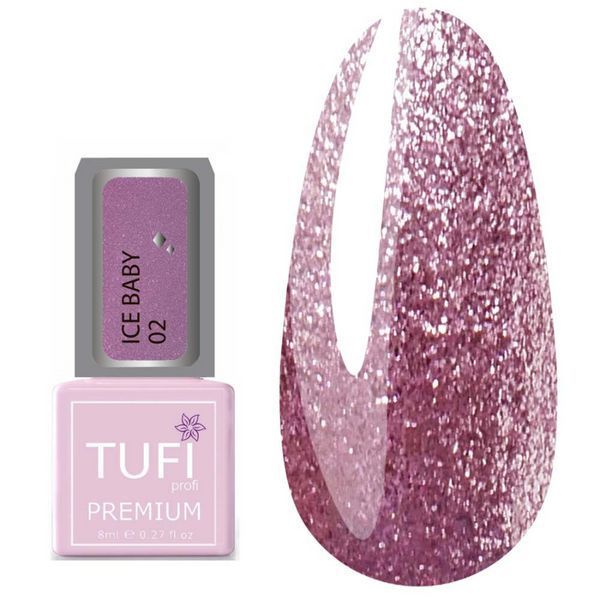 Гель-лак TUFI profi PREMIUM Ice baby 02 Атлантида 8 мл 0102215 фото