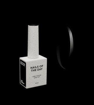 NAILSOFTHEDAY Gel polish Black &ndash; особый черный гель лак, перекрывающийся в один слой, 10 мл 5560146 фото