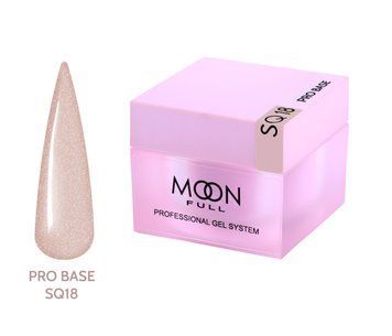 База для ногтей без HEMA та ТРО Moon Full Nude Pro Base №SQ18, 30 мл NSQ18 фото