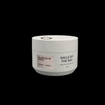NAILSOFTHEDAY Builder gel 88 - бежевый с опаловым блеском светоотражающий гель для наращивания ногтей, 15 мл 00017585 фото
