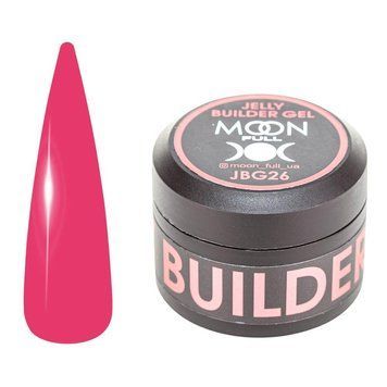 Гель-желе для нарощування нігтів Moon Full Jelly Builder Gel №JBG 26, 30 мл N5987326 фото
