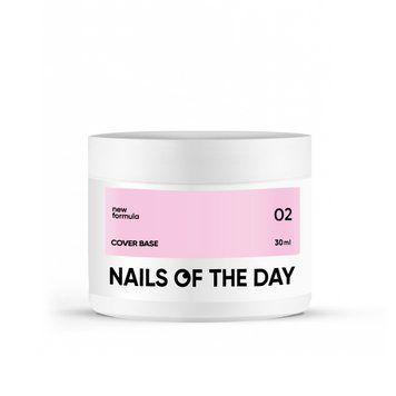 База для нігтів Nailsoftheday Cover base NEW Formula 02 &mdash; рожево-нюдове, 30 мл 547622 фото
