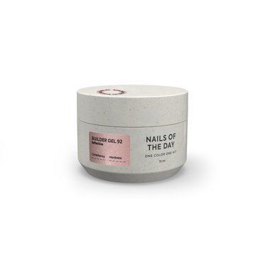 NAILSOFTHEDAY Builder gel 92 -нюдово-персиковый светоотражающий гель для наращивания, 15мл 4823692 фото