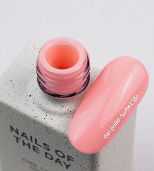 Гель-лак NAILSOFTHEDAY Gel polish Sorbet нежно-персиковый гель&ndash;лак для ногтей, перекрывающий в один слой, 10мл 927017 фото