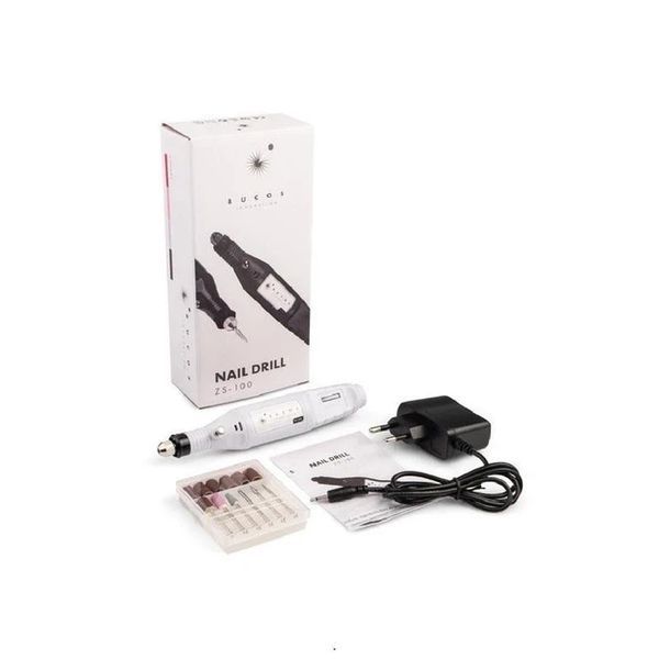 Портативный фрезер-ручка BUCOS ZS-100 WHITE на 20000 об.мин 68378 фото