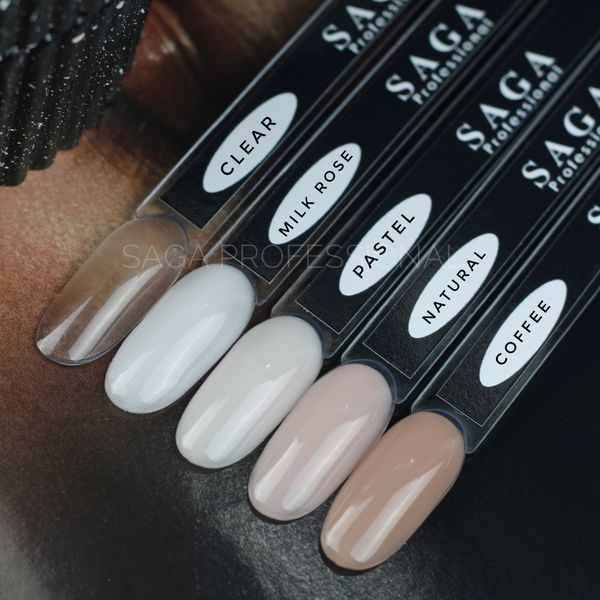 Гель желе для нарощування SAGA Jelly STIFF gel PASTEL №02, 13мл N300422 фото