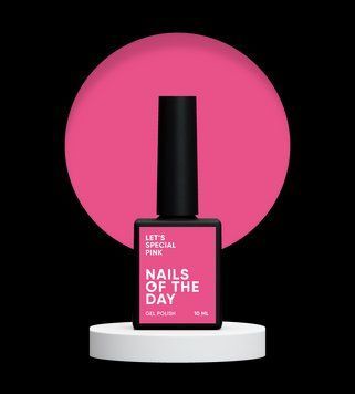 NAILSOFTHEDAY Let's special pink &mdash; специальный розовый гель лак для ногтей, перекрывающийся в один слой, 10 мл 4822670 фото