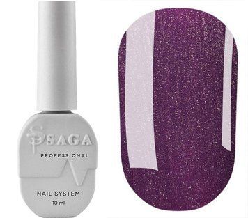 Гель лак кошачий глаз Saga Professional Wine Cat №6 10 мл 9475 фото