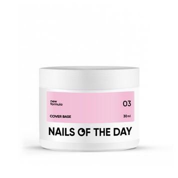 База для нігтів Nailsoftheday Cover base NEW Formula 03 &mdash; ніжно&ndash;персикове, 30 мл 547633 фото