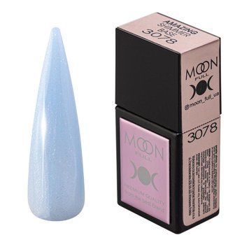 База с шиммером для ногтей Moon Full Amazing Shimmer base 3078, 12 мл 3078 фото