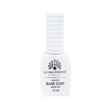 Силиконовая База для гель лака GLOBAL FASHION Silicon Base Coat, 12 мл 11240 фото