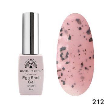 Гель лак Global Fashion Egg Shell №212, 8 мл 22912 фото