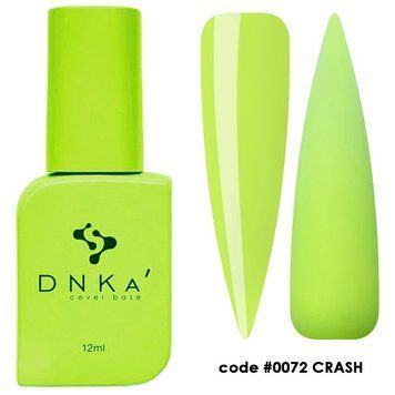 Камуфлююча база для нігтів DNKa&rsquo; Cover Base 072 Crash, 12 мл DNKA0072 фото