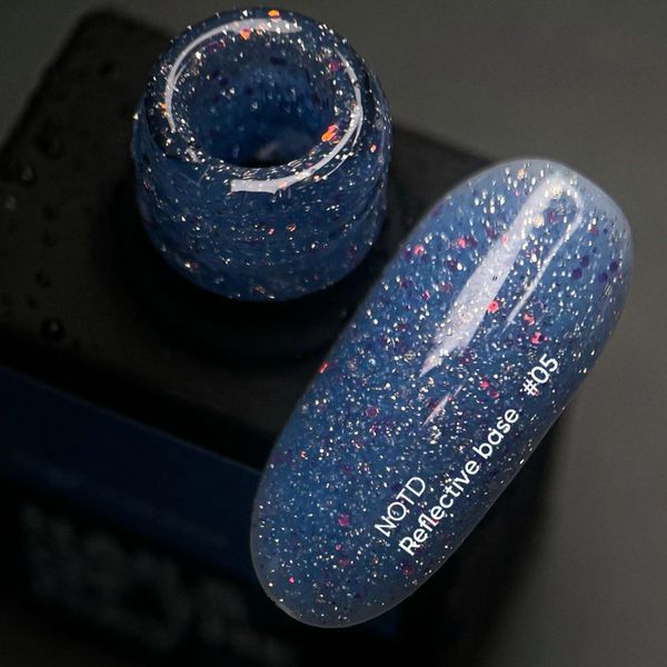Уцінка! Світловідбиваюча база для нігтів NAILSOFTHEDAY Reflective 05, 10 мл W897665 фото