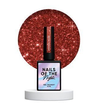 NAILSOFTHENIGHT Spritz gel polish &mdash; яскраво червоний світловідбиваючий гель лак, 10 мл 482642002 фото