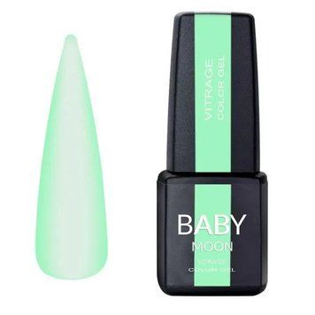 Гель-лак для ногтей Baby Moon Vitrage Color Gel №03 Зеленый шепот, 6 мл 40712 фото