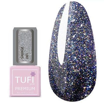 Гель-лак TUFI profi PREMIUM Savage 01 светоотражающий лунный свет 8 мл 0100521 фото