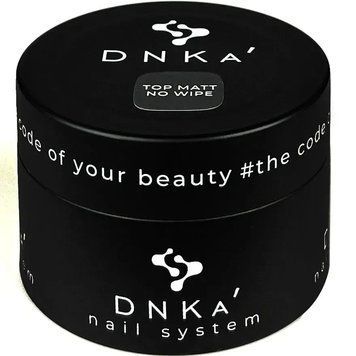 Финишное матовое покрытие для ногтей DNKa' Top Matt No Wipe, 30 мл TMD30 фото