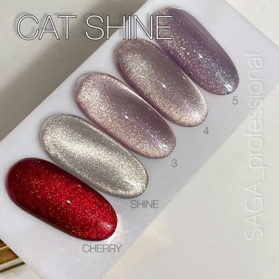 Гель-лак Saga Cat Shine 004, 8 мл N01946 фото