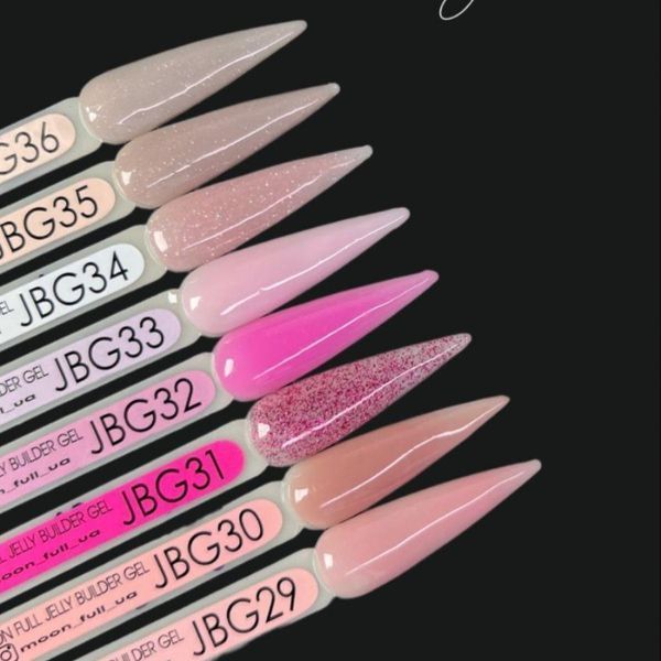 Гель-желе для нарощування нігтів Moon Full Jelly Builder Gel №JBG 28, 30 мл N5987328 фото