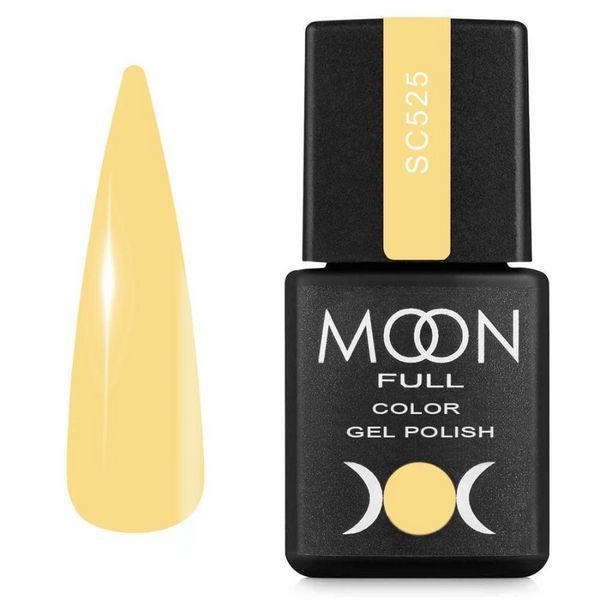 Гель-лак MOON FULL color Gel polish SC 525 светло-желтый, 8 мл N545525 фото
