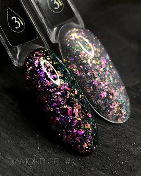 Гель для дизайну CROOZ Diamond №3, 5мл N8851902 фото