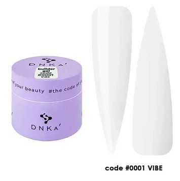 Гель для нарощування нігтів DNKa' Builder Gel 01 Vibe, 15 мл BGD1-15 фото