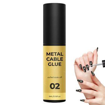 Гель краска для ногтей Metal Gel №2, Золото 5 мл N9363 фото