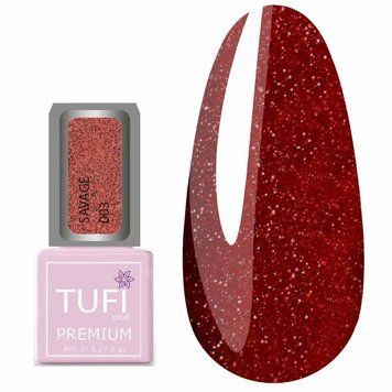 Гель-лак TUFI profi PREMIUM Savage 03 светоотражающий Сочная сангрия 8 мл 0100523 фото