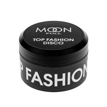 Топ для нігтів світловідбиваючий MOON FULL Top fashion disco (без липкого шару) 15 мл. N041589 фото