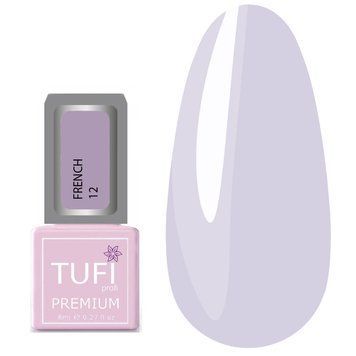 Гель-лак TUFI profi PREMIUM French 12 ліловий 8мл 0121205 фото