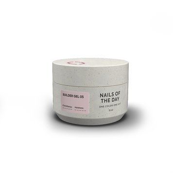 NAILSOFTHEDAY Builder Gel 05 &ndash; нюдовый гель для наращивания ногтей, 15 мл 482365 фото