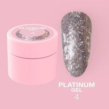 Блискітки для нігтів Luna Platinum Gel №4 5ml 75386 фото