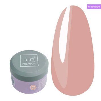 UV гель для наращивания TUFI profi PREMIUM Builder Gel 07 Cover Dark 5 г 105941 фото