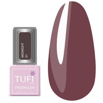 Гель-лак TUFI profi MIDNIGHT 01 Декоративная роза 8 мл 0102619 фото