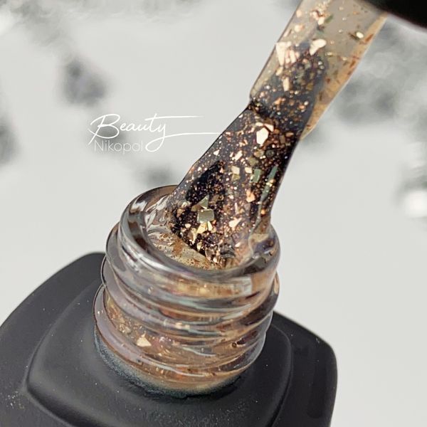 Топ для нігтів MOON FULL Top leaf bronze (без липкого шару) 8 мл. N04160 фото