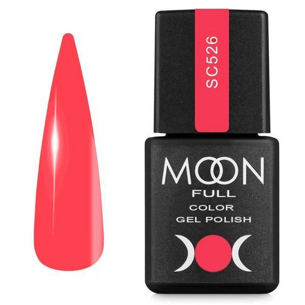 Гель-лак MOON FULL color Gel polish SC 526 ярко-розовый, 8 мл N545526 фото