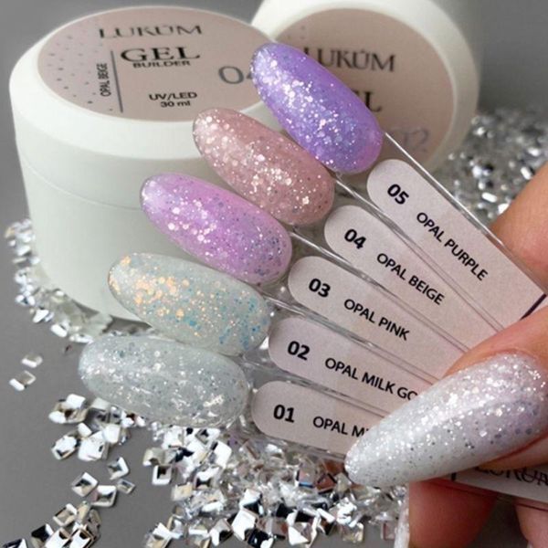 Гель для ногтей Lukum Builder Gel Opal №03 Pink, 15 мл 19550 фото