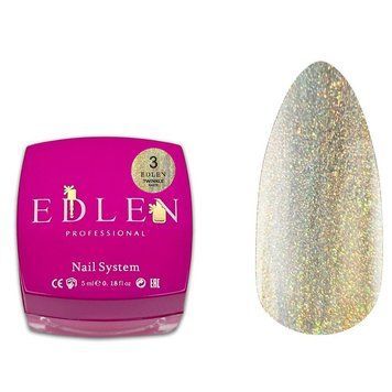 Гель для дизайна ногтей Edlen Twinkle Paste №3, 5 мл TP03 фото