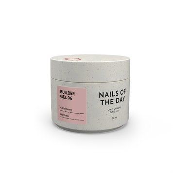 NAILSOFTHEDAY Builder Gel 06 &ndash; светло-коричневый гель для наращивания ногтей, 30 мл 692366 фото