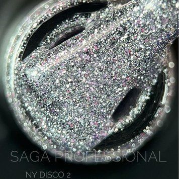 Гель-лак світловідбиваючий Saga NY Disco 02, 9 мл N667702 фото